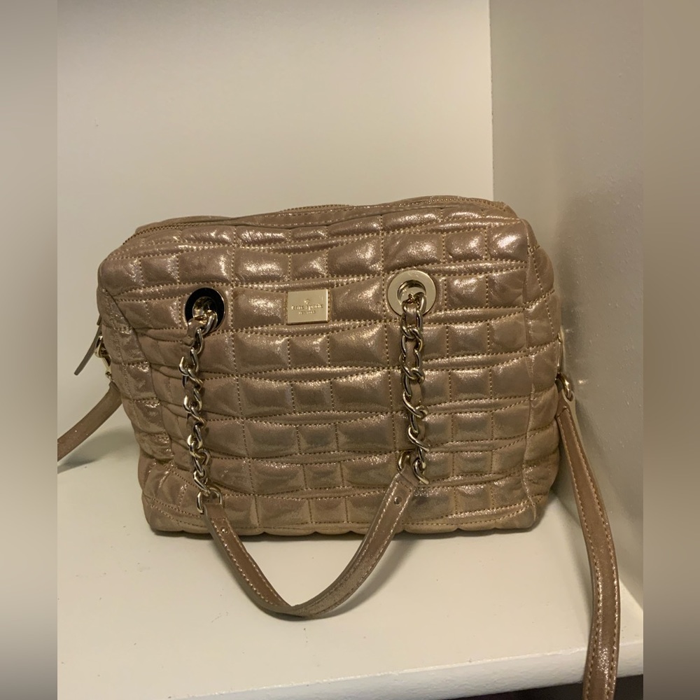 Kate Spade gold handbag